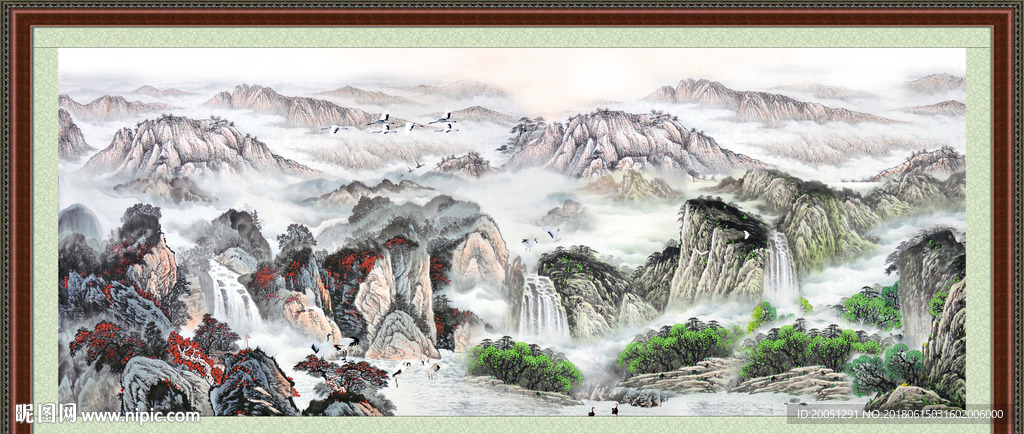 山水国画