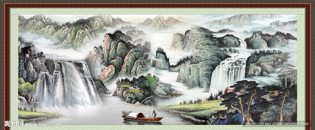 山水国画