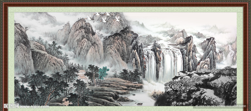 山水国画