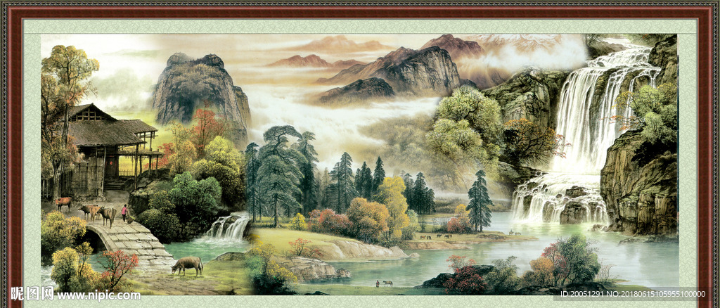 山水国画