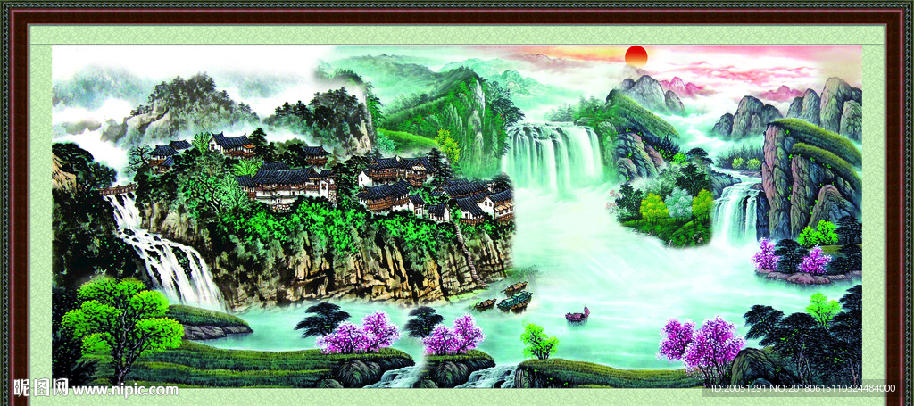 山水国画