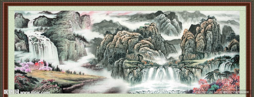 山水国画