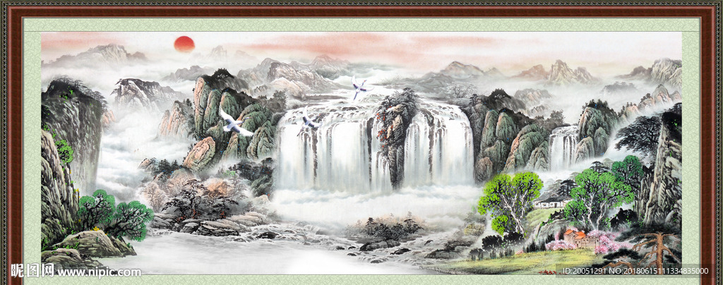 山水国画