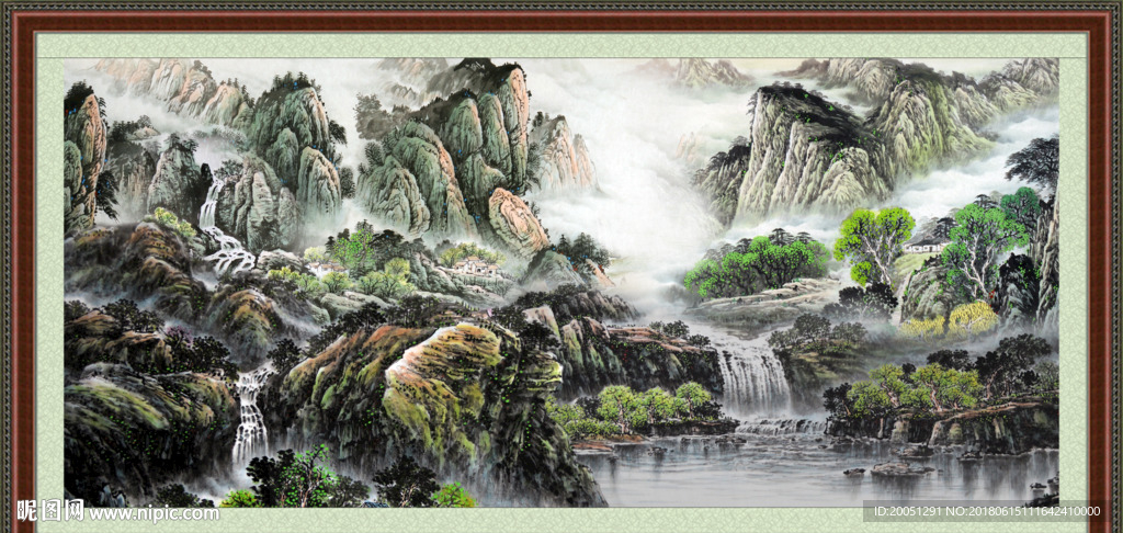 山水国画