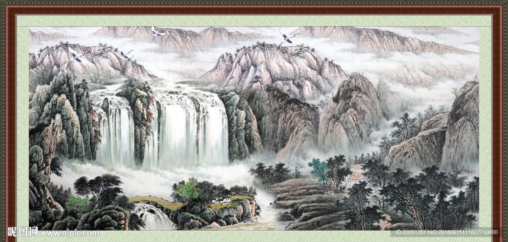 山水国画