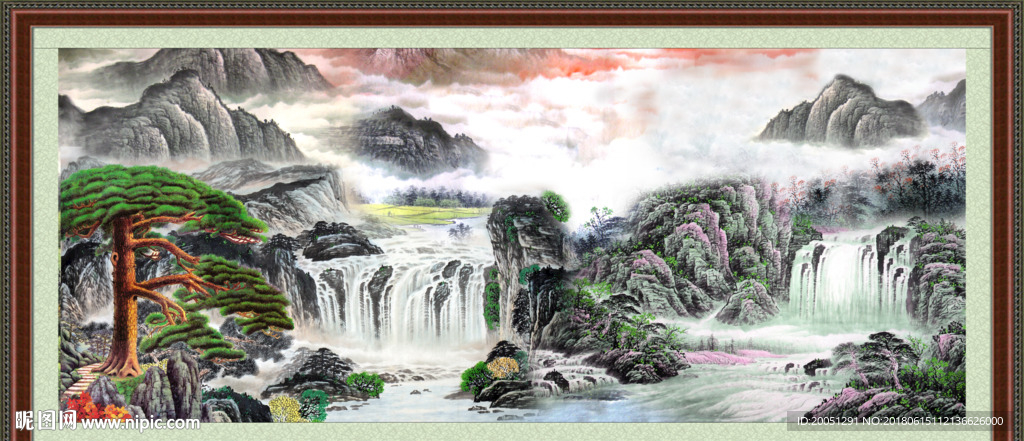 山水国画