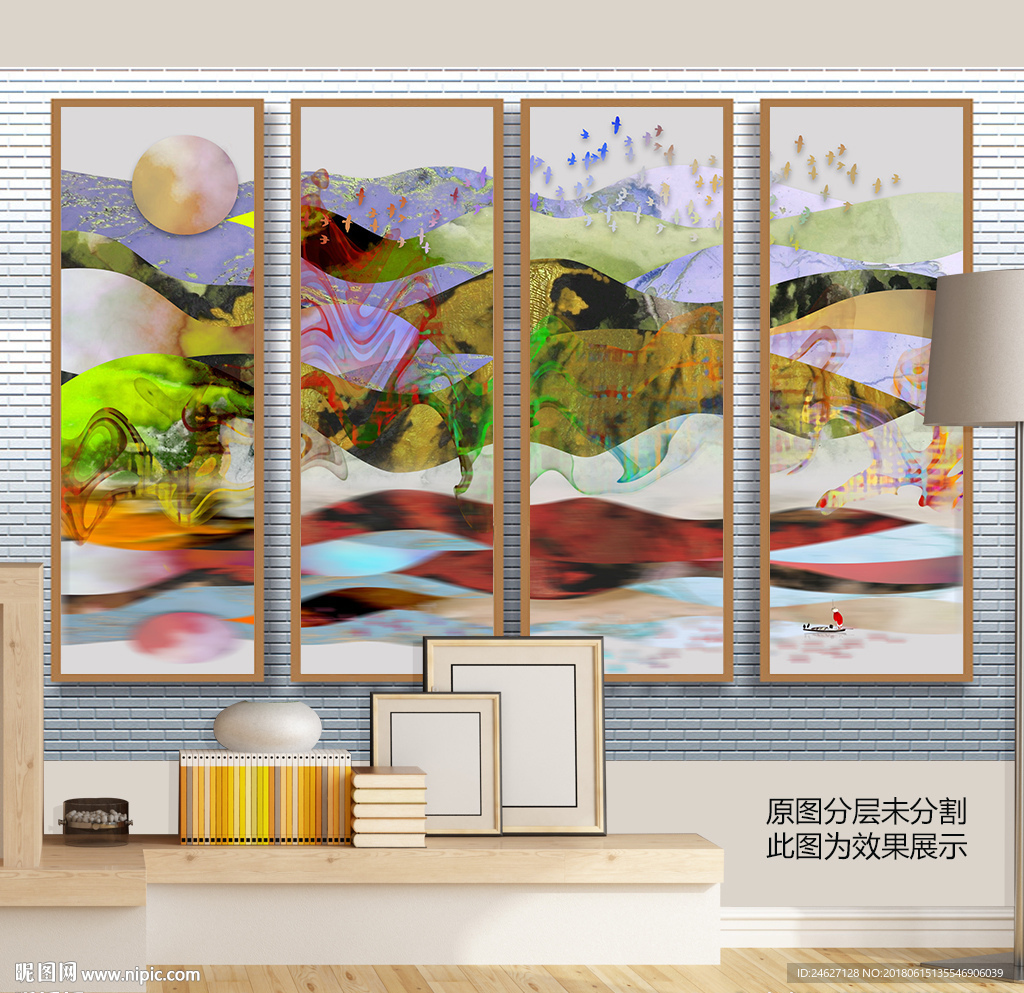 禅意山水画
