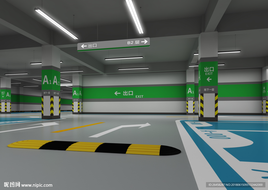 车库3D效果图