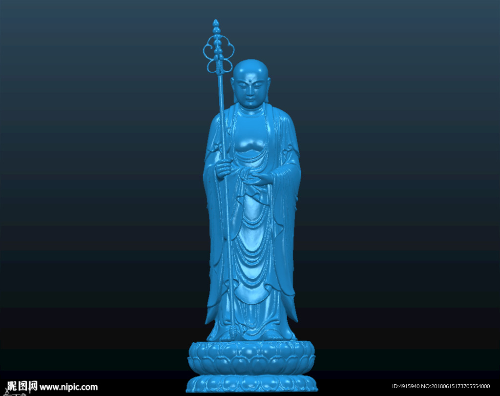 唐僧 三藏 和尚 3D图 st