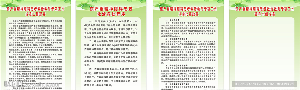 镇严重精神障碍患者救治救助专项