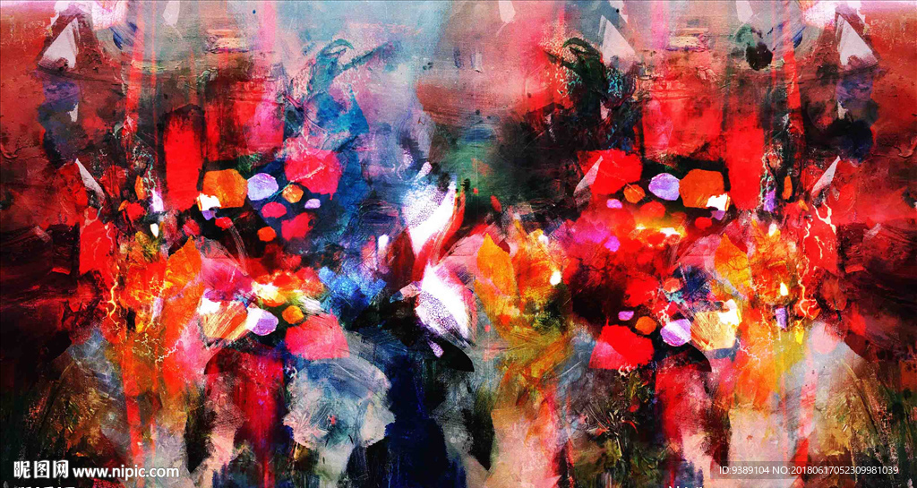 抽象油画