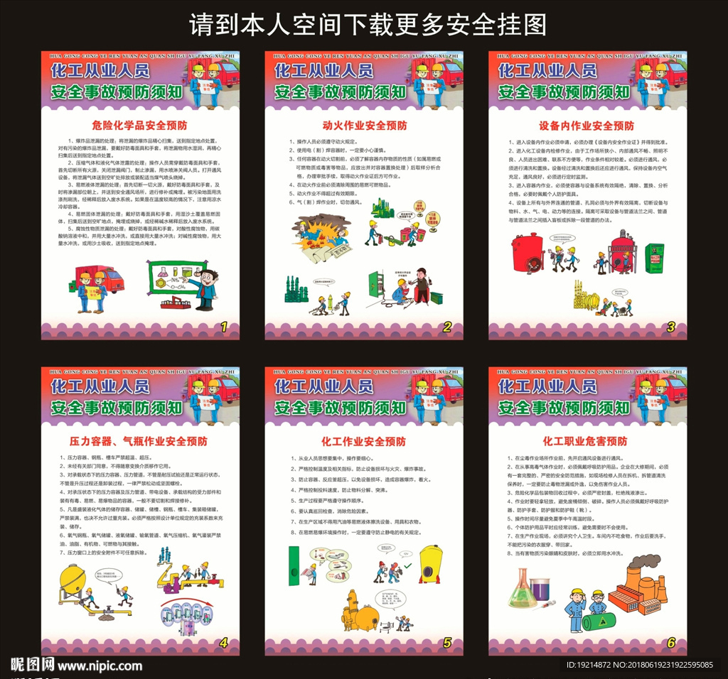 化工从业人员安全事故预防须知