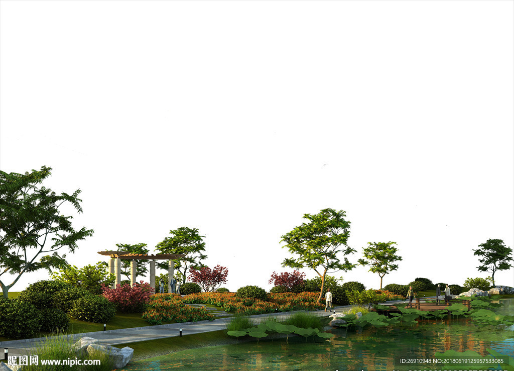 效果图套用素材