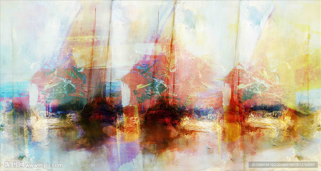 抽象油画