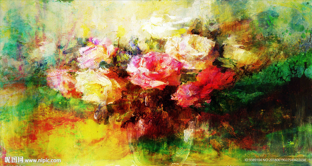 花卉油画