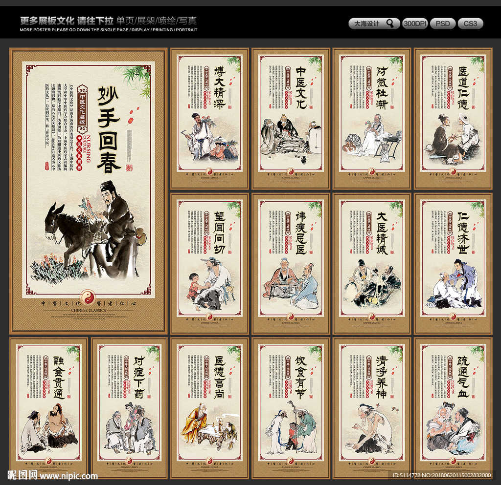 中医文化展板