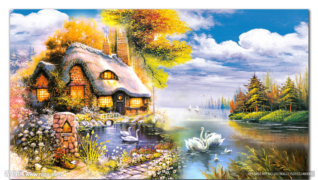 油画风景