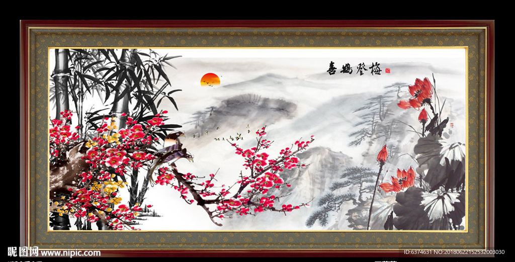 喜鹊登梅