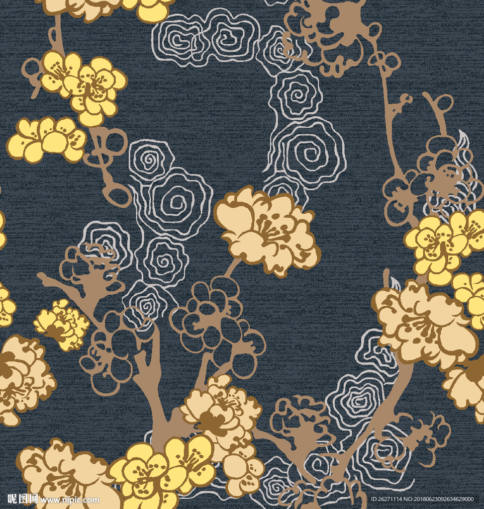 花朵  地毯 彩印 设计 欧式