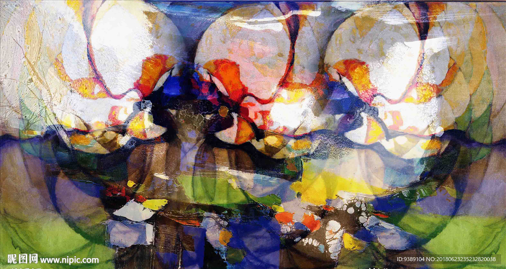 抽象油画