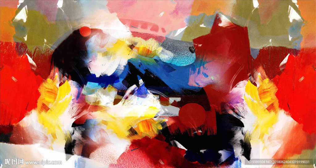 抽象油画