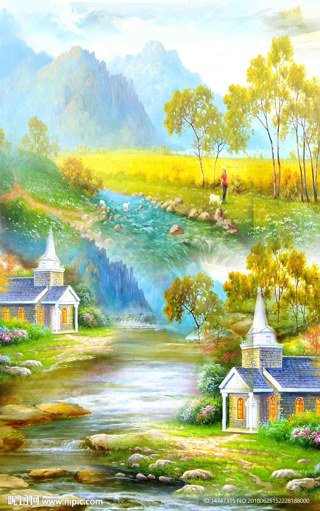 风景油画