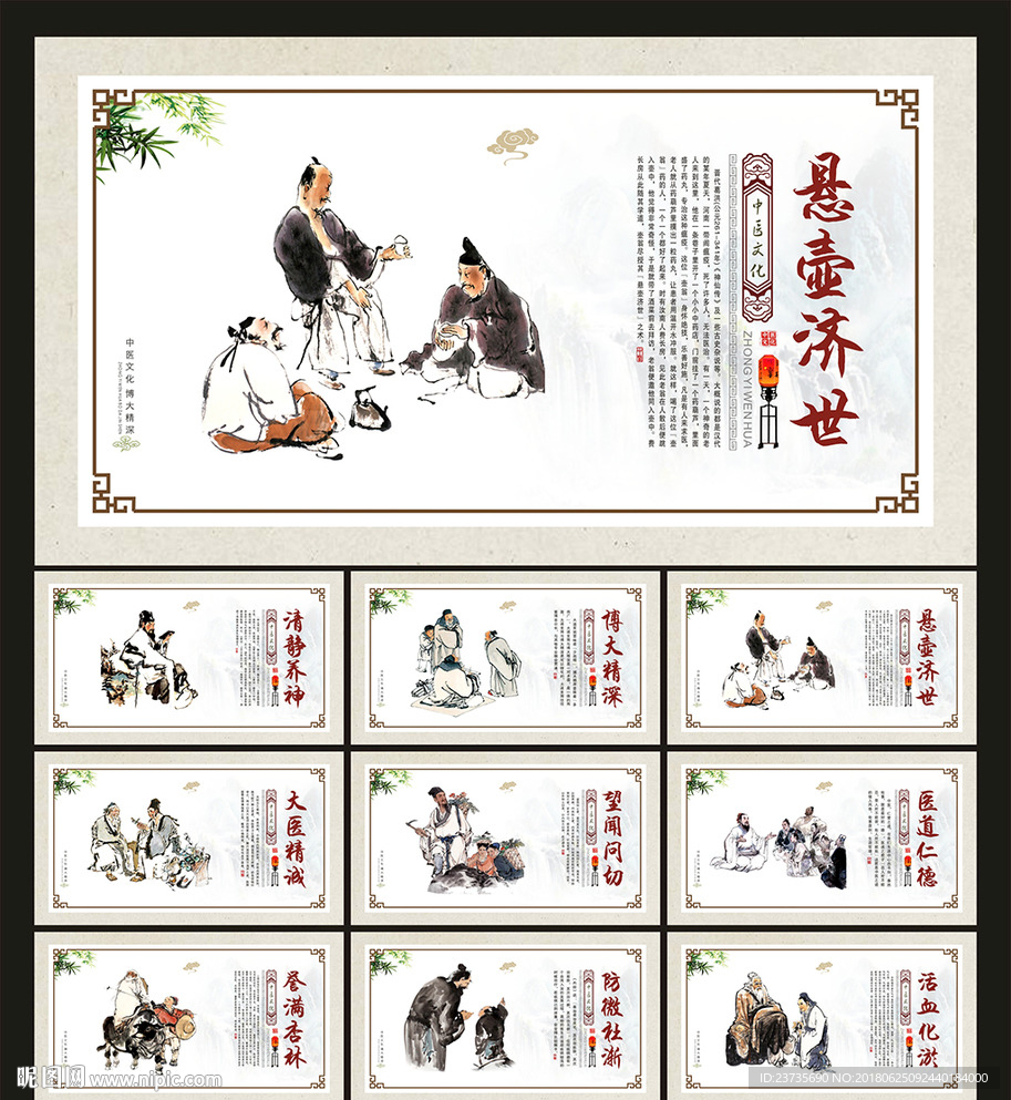 中医养生展板