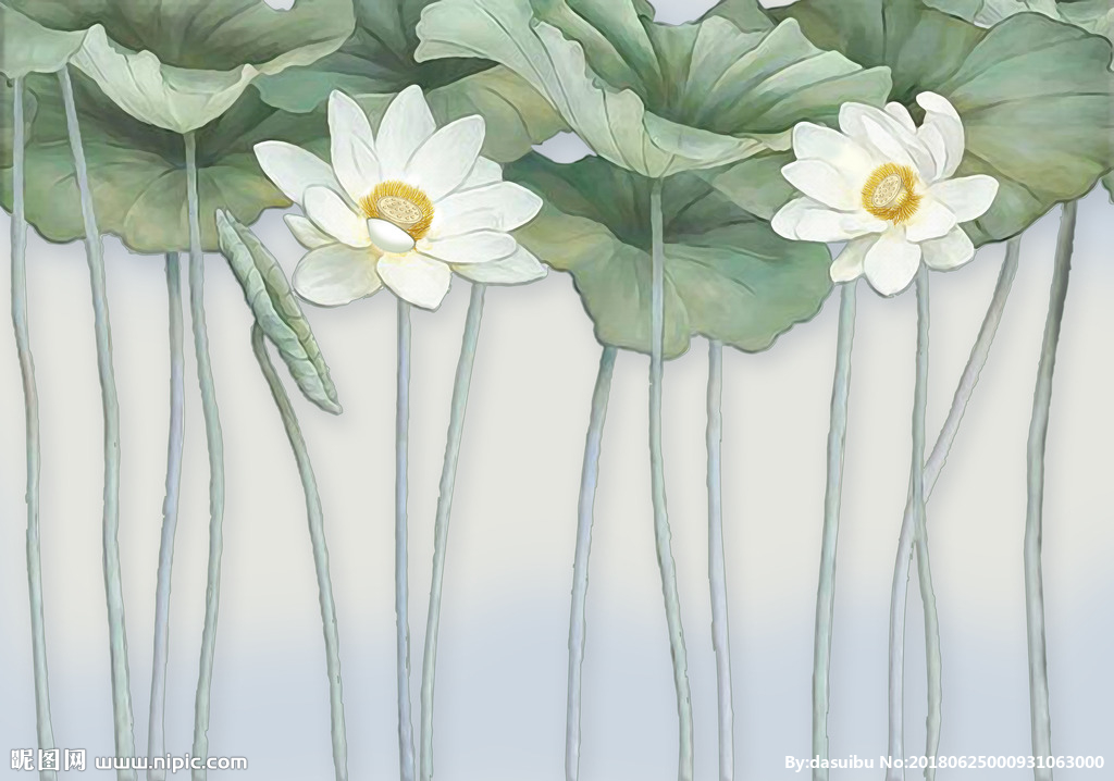 rgb70元(cny)×关 键 词:水墨 现代 简约 中式 背景墙 荷花 壁纸 无