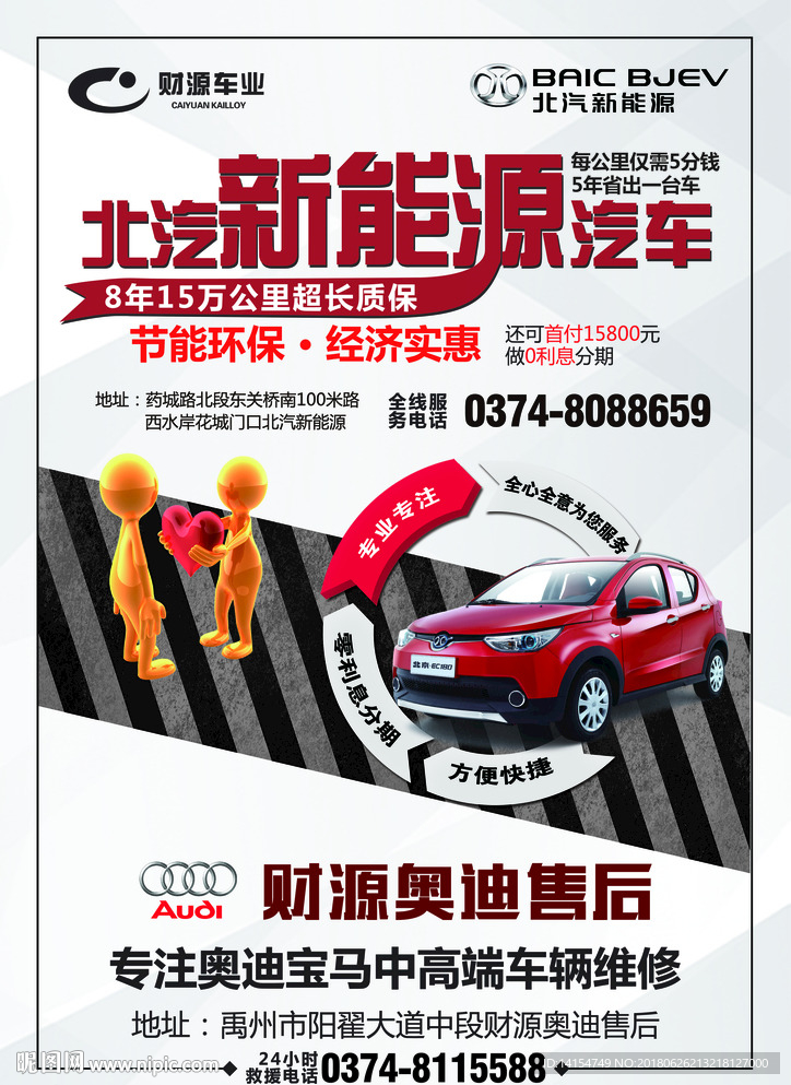 北汽新能源海报