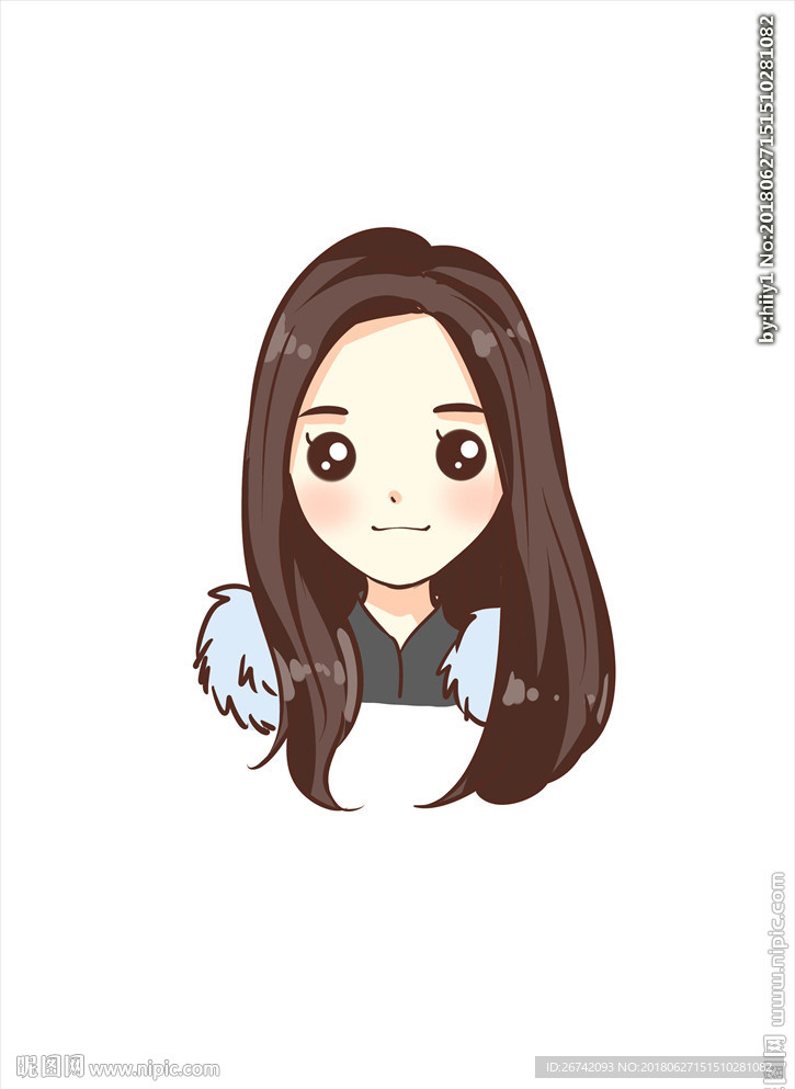 原创卡通Q版女士