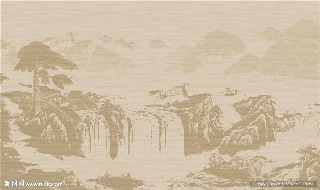 国画背景墙