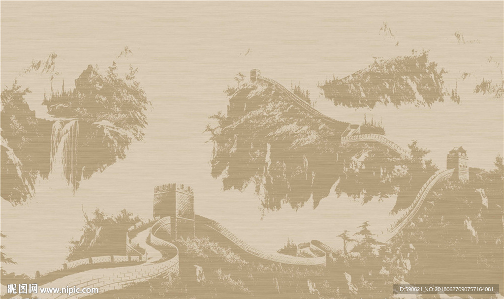 国画背景墙