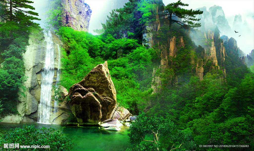 山水风景图