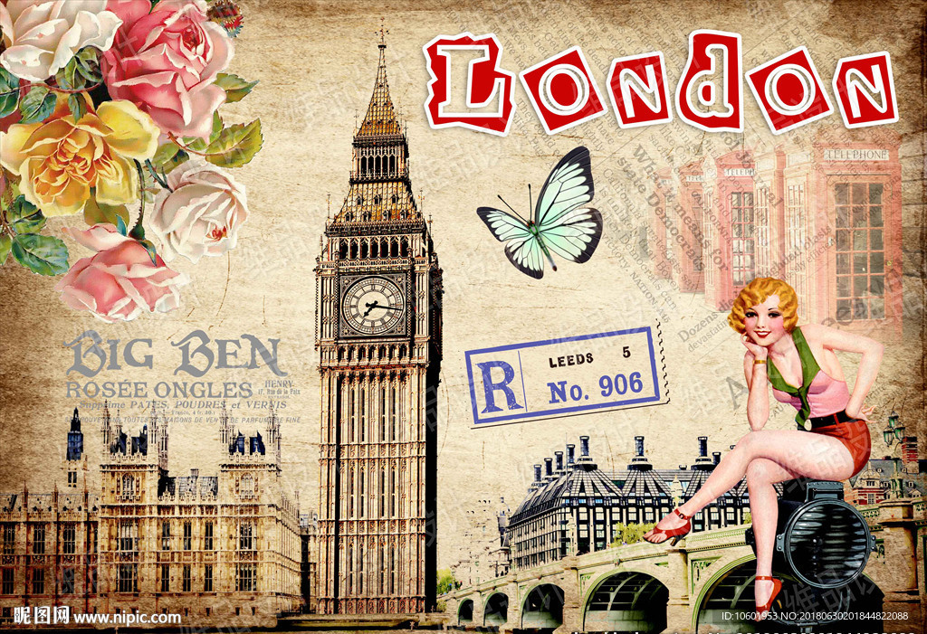 欧美风格装饰画