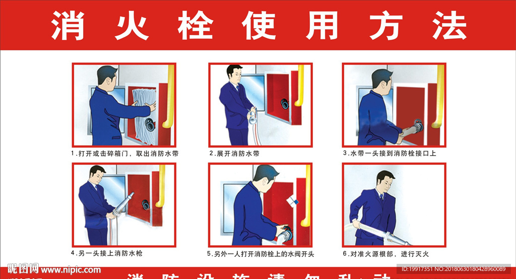 消防常识操作图图片