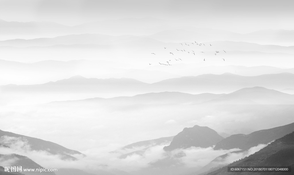 新中式山水画