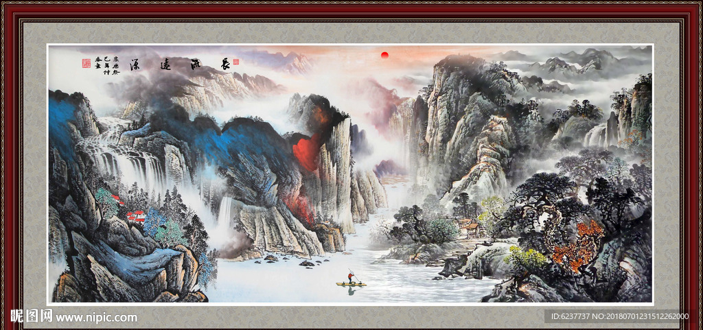 国画山水