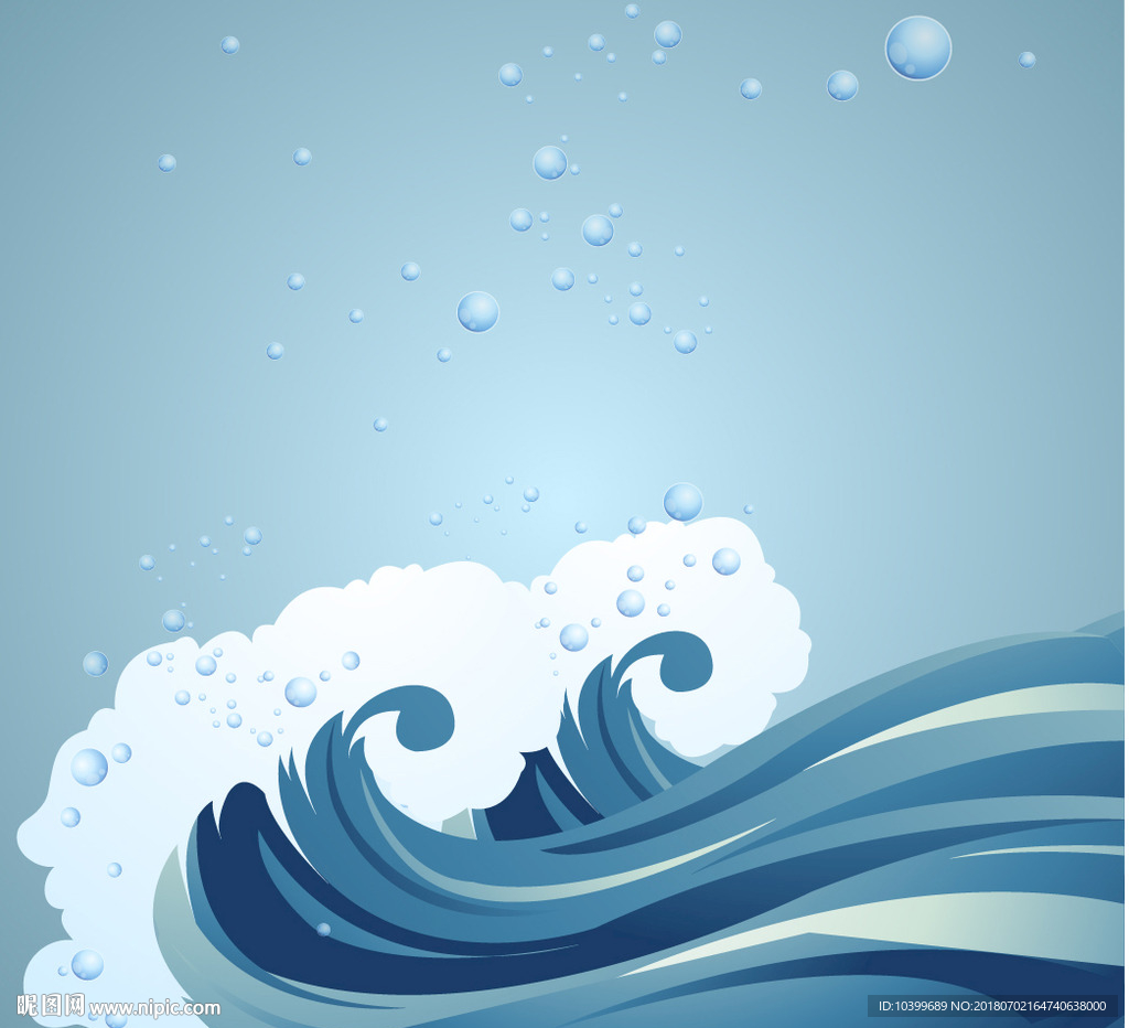 海浪波浪素材