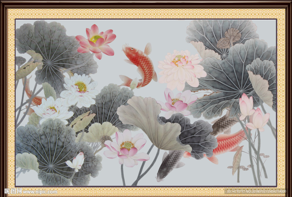 荷花图