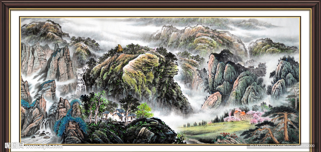 山水国画