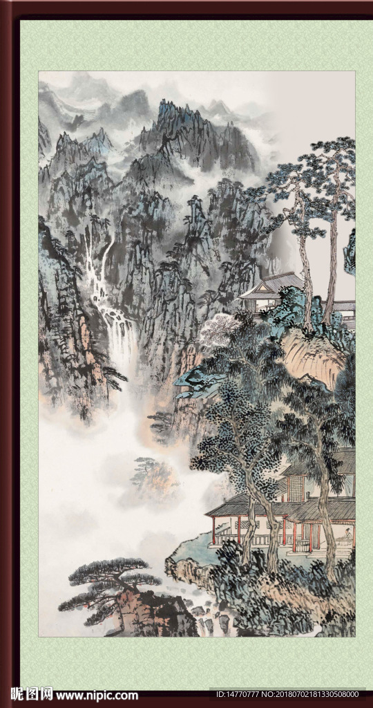 巨幅山水画