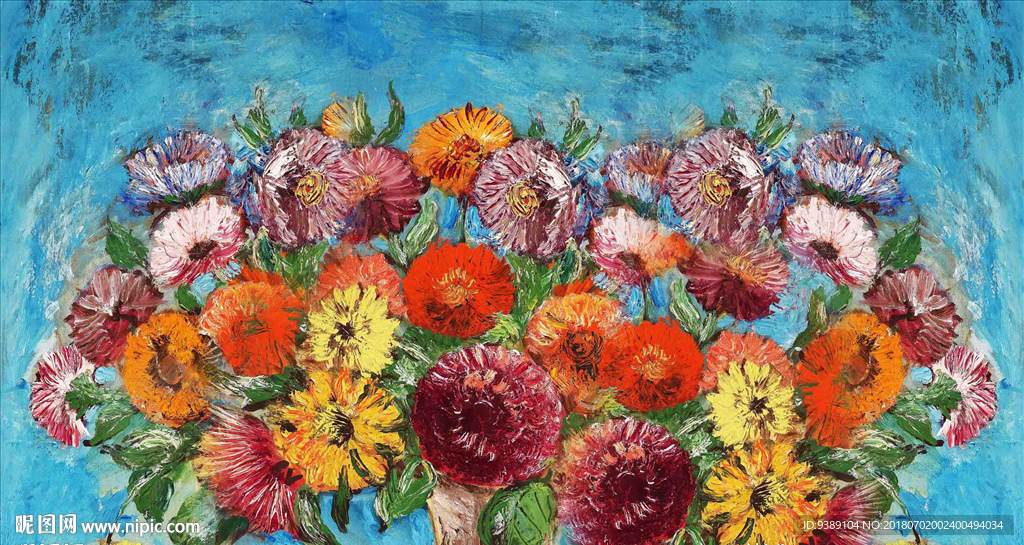 花卉油画