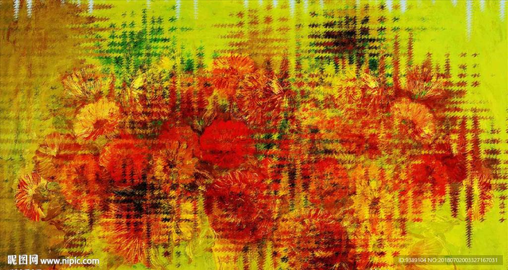 花卉油画