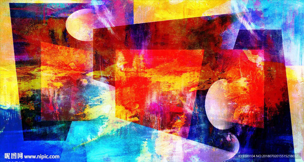 抽象油画