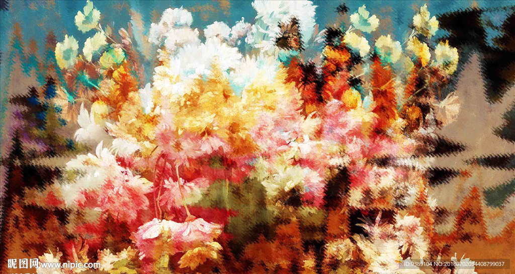 花卉油画
