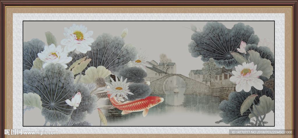 荷花图