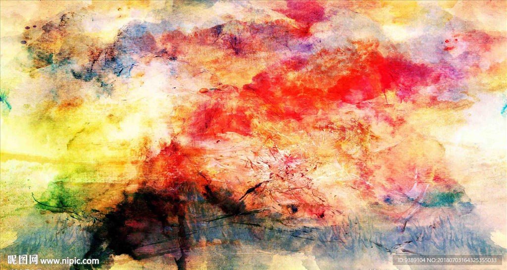 抽象油画