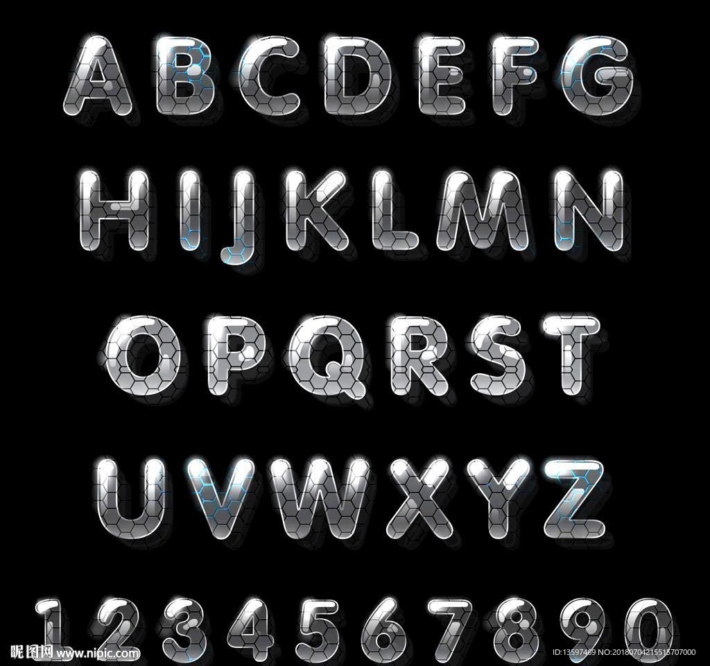 玻璃字体