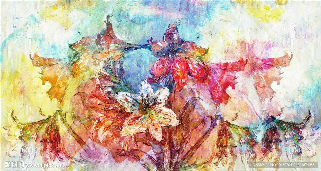 花卉油画