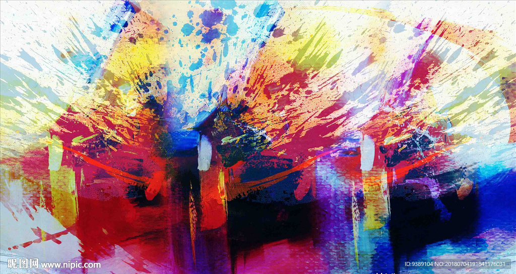 抽象油画